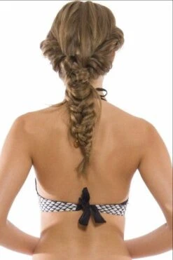 Aquarella Endless Black And Checkered Padded Halter Top And Cheeky Side Tie Atomic Brazilian Swimwear Swimsuit Set -Fashionable Swimwear aquarella apparel accessories clothing swimwear aquarella endless black and checkered padded halter top and cheeky side tie atomic brazilian swimwear swimsuit set 974385363