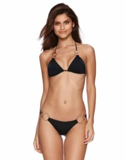 Fashionable Swimwear -Fashionable Swimwear beach bunny apparel accessories clothing swimwear beach bunny black nadia triangle top lexi tango bottom bikini swimwear set 28052414562402