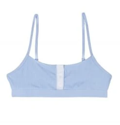 Beach Bunny Lola Blue & White Stripe Bralette Bikini Top Swim Separate -Fashionable Swimwear beach bunny apparel accessories clothing swimwear beach bunny lola blue white stripe bralette bikini top swim separate 4335997124706