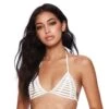 Beach Bunny White Hard Summer Triangle Top