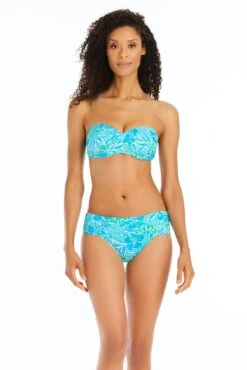 Escape To The Beach Strapless Bandeau Bikini Top -Fashionable Swimwear bleu rod escape to the beach top 4 etb lagoon escape to the beach strapless bandeau bikini top 35796141179055 scaled