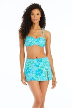 Escape To The Beach Strapless Bandeau Bikini Top -Fashionable Swimwear bleu rod escape to the beach top escape to the beach strapless bandeau bikini top 35796141080751 scaled