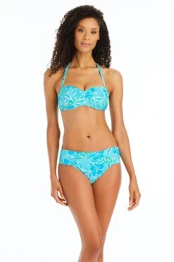 Escape To The Beach Strapless Bandeau Bikini Top -Fashionable Swimwear bleu rod escape to the beach top escape to the beach strapless bandeau bikini top 35796141375663 scaled