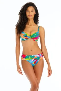 Life Of The Party Sarong Hipster Bikini Bottom -Fashionable Swimwear bleu rod life of the party sarong bikini bottom 4 lop multi life of the party sarong hipster bikini bottom 35770137575599 scaled