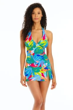 Life Of The Party Halter Tankini Top -Fashionable Swimwear bleu rod life of the party tankini 4 lop multi life of the party halter tankini top 35770079477935 scaled