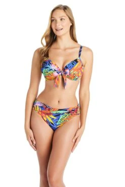 Night Safari Sarong Bikini Bottom -Fashionable Swimwear bleu rod night safari sarong bikini bottom sarong bikini bottom ns 35113747251375 scaled