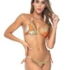 Milan Triangle Top & Tie Side Thong Designer Luxury Bikini