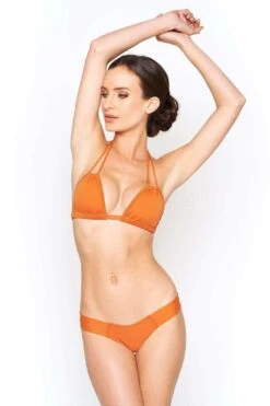 Montce Swim Terracotta Euro Swimsuit Triangle Top -Fashionable Swimwear montce swimwear apparel accessories clothing swimwear large orange montce swim terracotta euro swimsuit triangle top 28090177093730