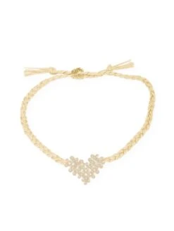 Liliana Montoya Beige Tejido Braid Bracelet