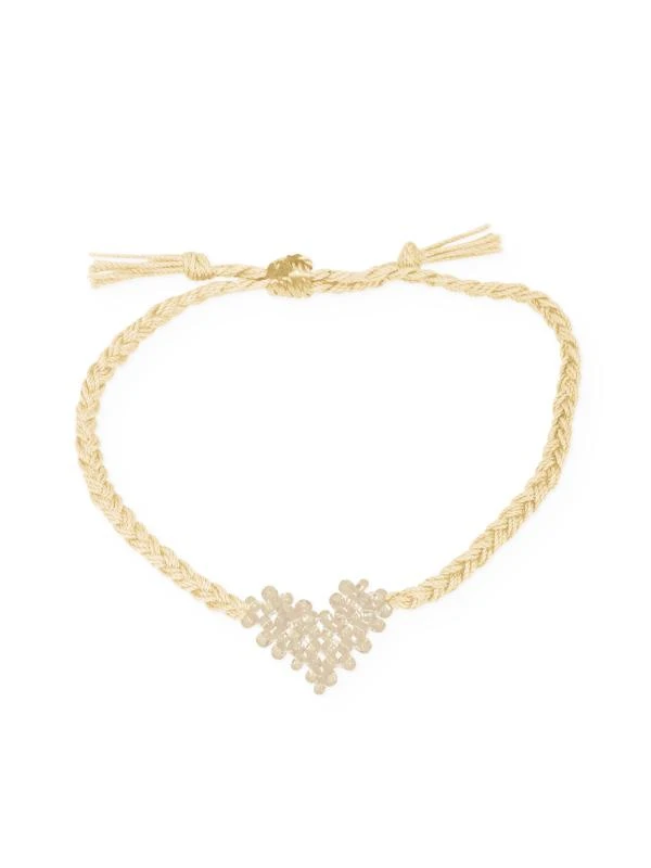 Liliana Montoya Beige Tejido Braid Bracelet 1 Liliana Montoya Beige Tejido Braid Bracelet