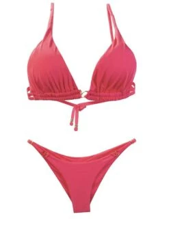 Liliana Montoya Coral Bikini Marinera Top Double Straps Bikini Swimwear Separate -Fashionable Swimwear montoya apparel accessories clothing swimwear liliana montoya coral bikini marinera top double straps bikini swimwear separate 12048863166562