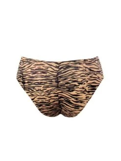 Liliana Montoya GAiA Rainforest Tiger Front Tie Bandeau Top & Cheeky Bottom Set -Fashionable Swimwear montoya apparel accessories clothing swimwear liliana montoya gaia rainforest tiger front tie bandeau top cheeky bottom set 28106110042210 1