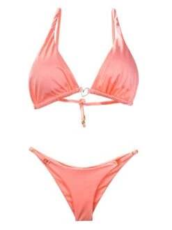 Liliana Montoya Peach Bikini Marinera Tops & Bottom Bikini Swimwear Set -Fashionable Swimwear montoya apparel accessories clothing swimwear liliana montoya peach bikini marinera tops bottom bikini swimwear set 12048521461858