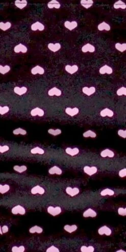 Liliana Montoya Swim Bikini Brasilerita Black W/ Pink Heart Print Triangle Top & Micro Thong Bottom -Fashionable Swimwear montoya apparel accessories clothing swimwear one size print liliana montoya swim bikini brasilerita black w pink heart print triangle top micro thong bottom 1843393134623