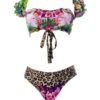 Liliana Montoya GAiA Amazonia Jaguar Puffed Short Sleeve Bandeau & Cheeky Bottom Set