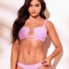 Lavender Purity Bralette & Bottom Bikini Set