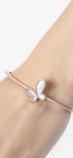 Butterfly Rose Gold Bracelet -Fashionable Swimwear olganikoza bracelets butterfly rose gold bracelet 28783951085666