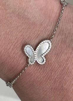Silver Butterfly Bracelet -Fashionable Swimwear olganikoza bracelets silver butterfly bracelet 28783951282274