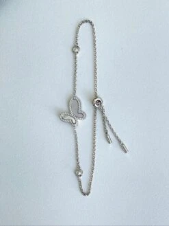 Silver Butterfly Bracelet -Fashionable Swimwear olganikoza bracelets silver butterfly bracelet 28783951315042