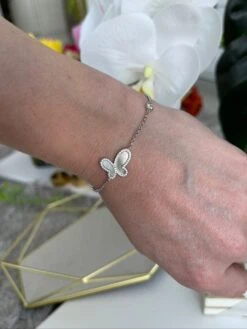 Silver Butterfly Bracelet -Fashionable Swimwear olganikoza bracelets silver butterfly bracelet 28783951347810