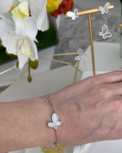 Silver Butterfly Bracelet -Fashionable Swimwear olganikoza bracelets silver butterfly bracelet 28783951446114