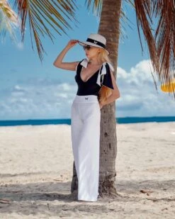 Fisher Island Pants -Fashionable Swimwear olganikoza fisher island pants 28783919693922