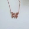 Gorgeous Silver Butterfly Necklace