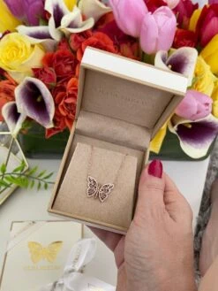 Gorgeous Silver Butterfly Necklace -Fashionable Swimwear olganikoza gorgeous silver butterfly necklace 28783948726370