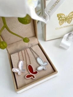 Gold Butterfly Necklace -Fashionable Swimwear olganikoza necklace gold butterfly necklace 28783940042850