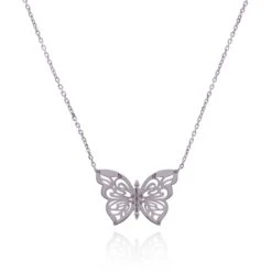 Gold Papillon Necklace -Fashionable Swimwear olganikoza necklace silver gold papillon necklace 28783927558242