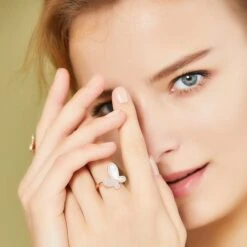 Silver Butterfly Ring -Fashionable Swimwear olganikoza rings silver butterfly ring 28783902556258