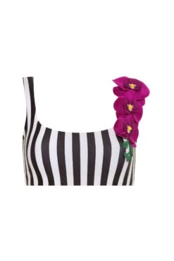 Orchids Of Biscayne Top -Fashionable Swimwear olganikoza stripe xs orchids of biscayne top 28783943155810 1 scaled