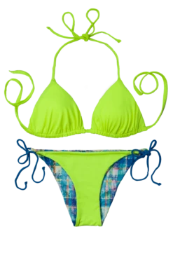 Thaikila Gwada Reversible Triangle Top And Side Tie Brazilian Bottom Bikini Swimwear Swimsuit Set 10 Thaikila Gwada Reversible Triangle Top And Side Tie Brazilian Bottom Bikini Swimwear Swimsuit Set -Fashionable Swimwear thaikila apparel accessories clothing swimwear print one size thaikila gwada reversible triangle top and side tie brazilian bottom bikini swimwear swimsuit set 28017031250018